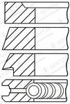 Jeu de segments de pistons