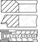 Jeu de segments de pistons