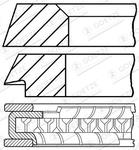 Jeu de segments de pistons