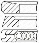 Jeu de segments de pistons