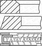 Jeu de segments de pistons