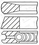 Jeu de segments de pistons
