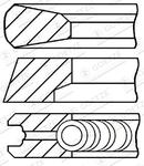 Jeu de segments de pistons