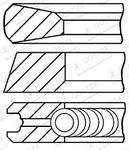 Jeu de segments de pistons
