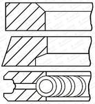 Jeu de segments de pistons