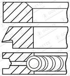 Jeu de segments de pistons