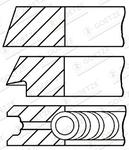 Jeu de segments de pistons