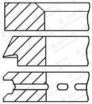 Jeu de segments de pistons