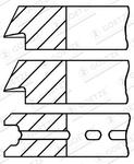 Jeu de segments de pistons