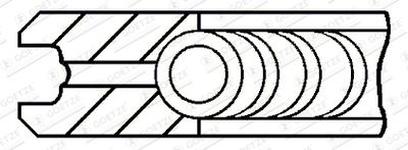 Segment de piston