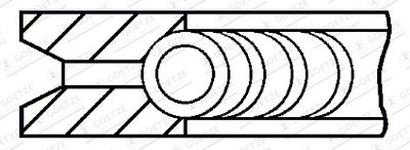 Segment de piston