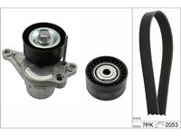 Jeu de courroies trapézoïdales à nervures