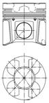 Piston moteur