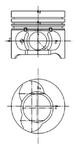 Piston moteur