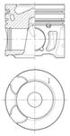 Piston moteur