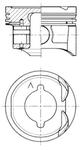 Piston moteur