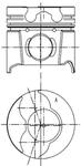 Piston moteur