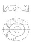 Piston moteur