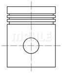 Piston moteur