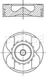 Piston moteur