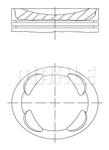 Piston moteur
