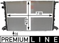 Radiateur, refroidissement du moteur BEHR *** PREMIUM LINE ***