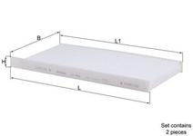 Filtre, air de l'habitacle