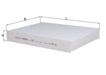 Filtre, air de l'habitacle