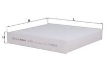 Filtre, air de l'habitacle