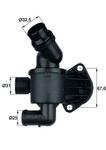 Thermostat, liquide de refroidissement BEHR