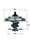 Thermostat, liquide de refroidissement BEHR
