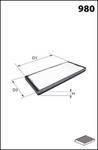 Filtre d'habitacle