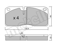 Kit de plaquettes de frein, frein à disque