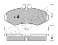 Kit de plaquettes de frein, frein à disque