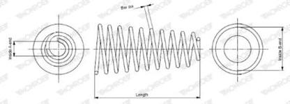 Ressort de suspension MONROE OESpectrum SPRINGS