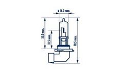 Ampoule projecteur longue portée