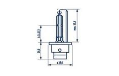 Ampoule, projecteur longue portée Xenon