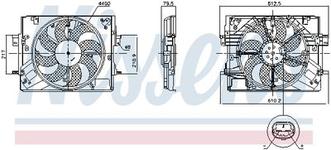 Ventilateur, refroidissement du moteur