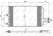 Condenseur / Radiateur de climatisation