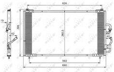 Condenseur / Radiateur de climatisation
