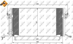 Condenseur / Radiateur de climatisation