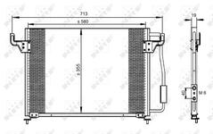 Condenseur / Radiateur de climatisation