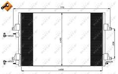 Condenseur / Radiateur de climatisation