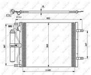Condenseur / Radiateur de climatisation