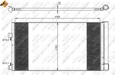 Condenseur / Radiateur de climatisation