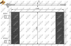 Condenseur / Radiateur de climatisation