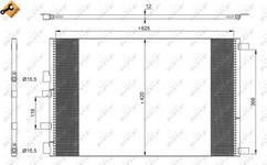Condenseur / Radiateur de climatisation