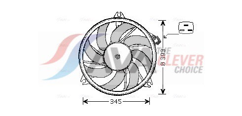 Ventilateur, refroidissement du moteur -CAF