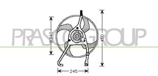 Ventilateur, refroidissement du moteur PrascoSelection