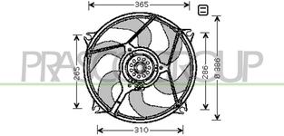 Ventilateur, refroidissement du moteur PrascoSelection